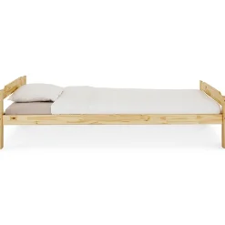 Lit en pin MORITZ, 90 x 200 cm, vernis naturel><noscript><img width=