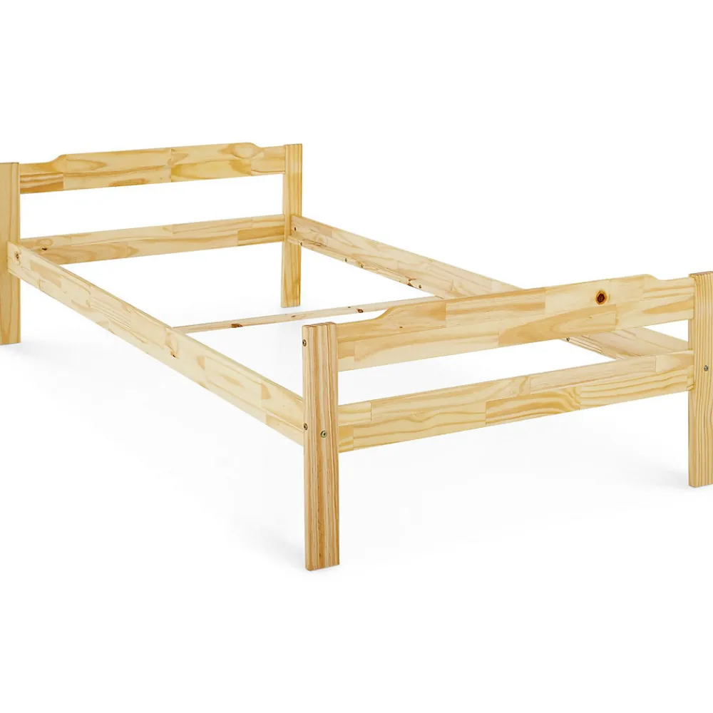 Lit en pin MORITZ, 90 x 200 cm, vernis naturel>Idimex Online