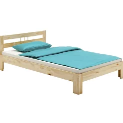 Lit en pin THEO, 100 x 200 cm, vernis naturel>Idimex Discount