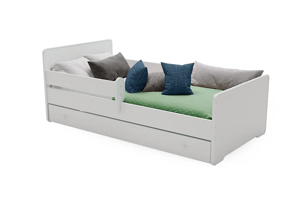 Lit enfant Aksel avec tiroir - sommier et matelas inclus - 140 cm x 70 cm>Htmeubles Online