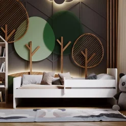 Lit enfant Aksil avec sommier et matelas - 160 cm x 80 cm>Htmeubles Discount