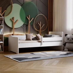 Lit enfant Aksil avec sommier et matelas - 160 cm x 80 cm><noscript><img width=