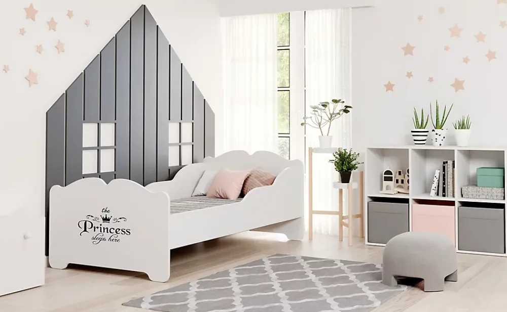 Kobi Lit enfant ANNA avec matelas 140x70 Princesse*Enfant Lit Enfant