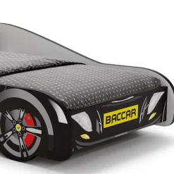 Lit enfant Batcar noir 140x70 avec matelas>Kobi