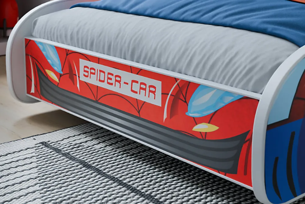 Lit enfant Car Spider 140x70 avec matelas>Kobi Online