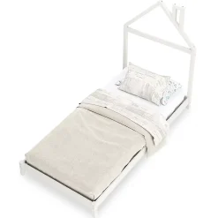 Idimex Lit enfant LIZ 90 x 190 cm en pin massif - Blanc*Enfant Lit Enfant