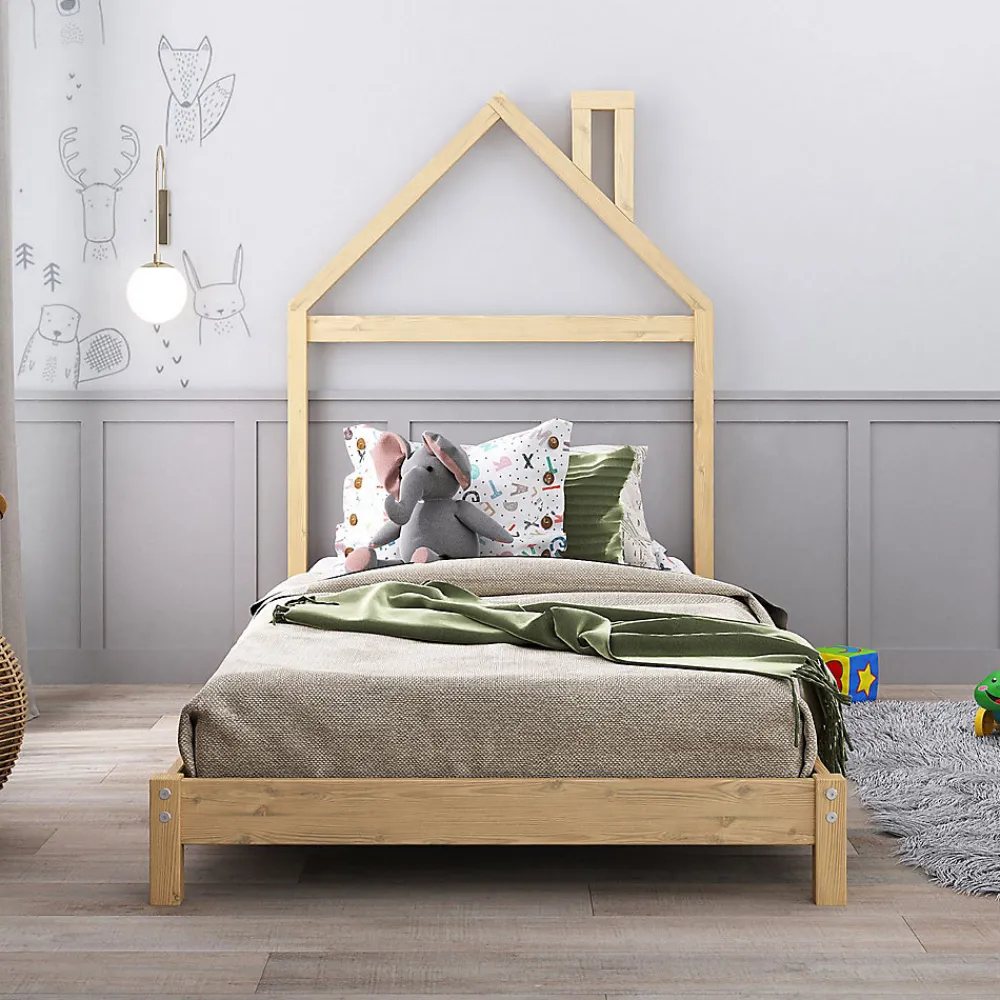 Lit enfant LIZ 90 x 190 cm en pin massif - Coloris naturel>Idimex Sale