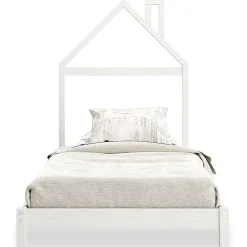 Idimex Lit enfant LIZ 90 x 200 cm en pin massif - Blanc*Enfant Lit Enfant