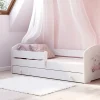 Kobi Lit enfant LUK avec tiroir et barreau 160x80 Cat* Lit Avec Rangement