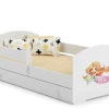 Lit enfant LUK avec tiroir et barreau 160x80 Little Mermaid>Kobi Outlet