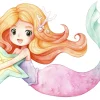 Kobi Lit enfant LUK avec tiroir et barreau 140x70 Mermaid* Lit Avec Rangement
