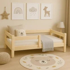 Kobi Lit enfant Primo 200x90 avec barreaux*Enfant Lit Enfant