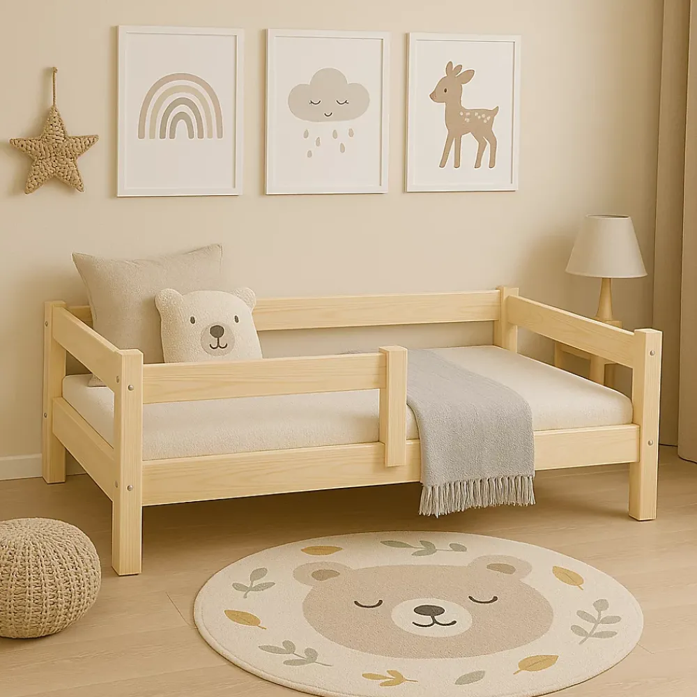 Kobi Lit enfant Primo 200x90 avec barreaux*Enfant Lit Enfant
