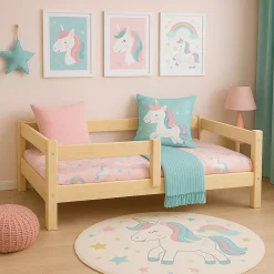 Kobi Lit enfant Primo 200x90 avec barreaux*Enfant Lit Enfant