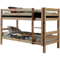 Paris Prix Lit Enfant Superposé & Tiroir de Lit "Pino" 90x190cm Naturel*Enfant Lit Enfant