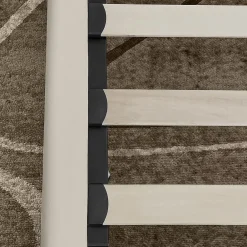 Blackcolors Lit enfant 90x200 cm, velours, dossier haut - beige* Lit Coffre