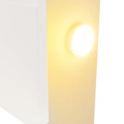 ModernLuxe Lit enfant 90x200cm - avec bibliothèque amovible - tête de lit avec étagère - avec veilleuse - Blanc (sans matelas)*Enfant Lit Enfant