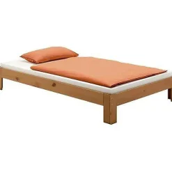 Lit futon THOMAS, en pin massif, 100 x 200 cm, lasuré couleur campagne><noscript><img width=