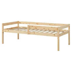 [En.Casa] Lit gigogne pour enfant Sonkajärvi avec 2 tiroirs bois de pin 90 x 200 cm naturel en.casa* Lit Gigogne
