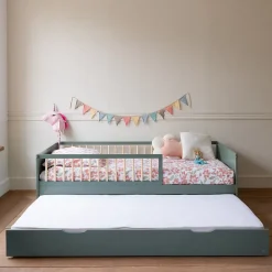 Happy Garden Lit gigogne pour enfant 190x90cm vert ADAM -* Lit Gigogne