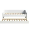 Weber Industries Lit gigogne SWEET 90x190 + 2 sommiers + 1 tiroir-lit / Blanc* Lit Gigogne