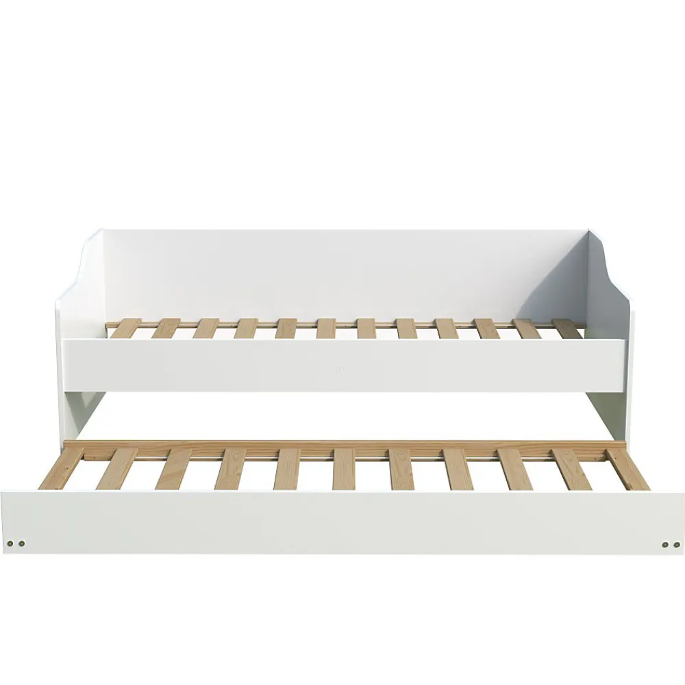 Weber Industries Lit gigogne SWEET 90x190 + 2 sommiers + 1 tiroir-lit / Blanc* Lit Gigogne