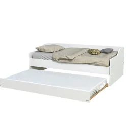 Weber Industries Lit gigogne SWEET 90x190 + 2 sommiers + 1 tiroir-lit / Blanc* Lit Gigogne
