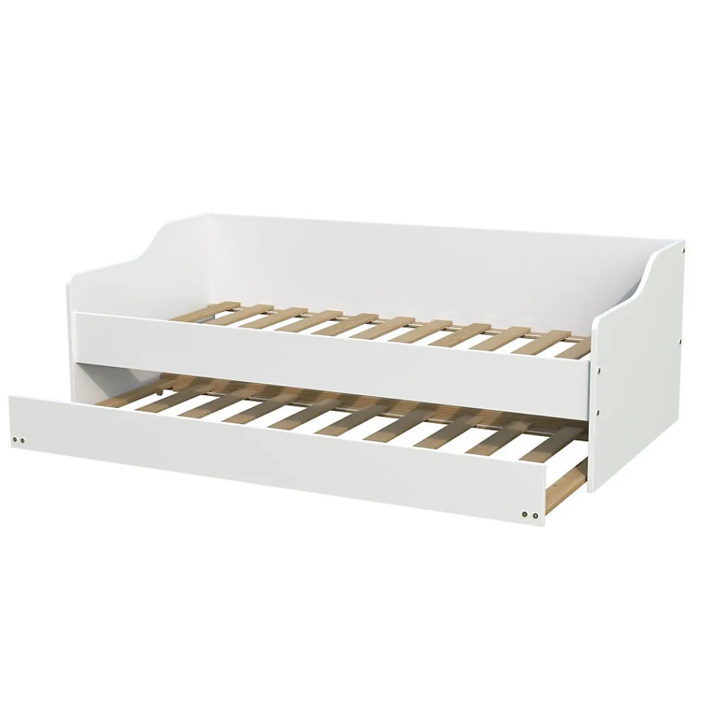 Weber Industries Lit gigogne SWEET 90x190 + 2 sommiers + 1 tiroir-lit / Blanc* Lit Gigogne