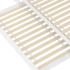 Okwish Lit Gigogne 140x200 cm - Daybed Multifonction avec Tête de Lit et Lit Tiroir - Sans Matelas - Bois Blanc* Lit Gigogne