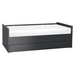 Lit gigogne 90x200cm sommier inclus Vox Young User Noir><noscript><img width=