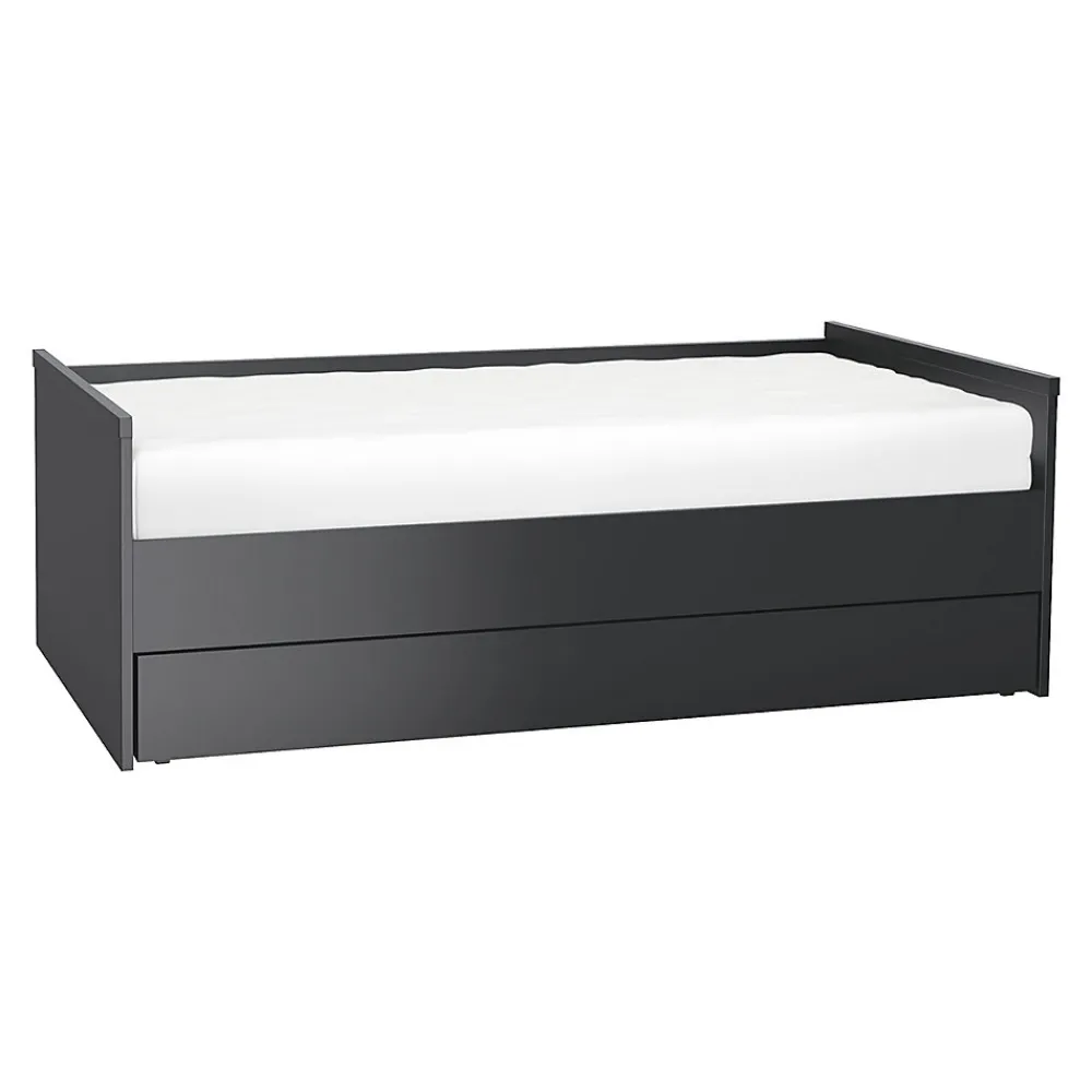 Lit gigogne 90x200cm sommier inclus Vox Young User Noir>Petits-Meubles Sale