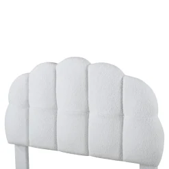 Lit individuel 90x200cm, en laine polaire, Beige><noscript><img width=