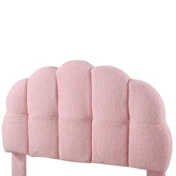 Lit individuel 90x200cm, enfant, avec sommier à lattes, Rose><noscript><img width=