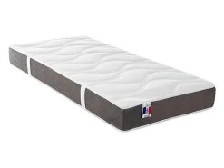 Lit électrique de relaxation tout plots + matelas 100% latex 3 zones - 2 x 80 x 200 cm - Naturel clair - JUPITER de YSMÉE><noscript><img width=