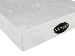 Lit électrique de relaxation lattes et plots + matelas mémoire de forme et bambou - 2 x 90 x 200 cm - Chêne - DAMYSOS de NATUREA><noscript><img width=