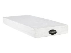 Vente-unique Lit électrique de relaxation tout plots + matelas mémoire de forme et bambou - 2 x 90 x 200 cm - Chêne - LYSIS III de NATUREA* Lit Double