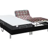 Lit électrique de relaxation tout plots + matelas ressorts ensachés et mémoire forme - 2 x 70 x 190 cm - Noir - PHANES de YSMÉE>Vente-unique Online