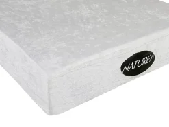 Vente-unique Lit électrique de relaxation tout plots + matelas mémoire de forme et bambou - 2 x 80 x 200 cm - Blanc - LYSIS III de NATUREA* Lit Double