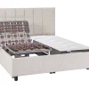 Lit électrique de relaxation déco tout plots + matelas 100% latex 3 zones - 2 x 70 x 190 cm - Tissu - Beige - JOFAR de YSMÉE>Vente-unique Hot