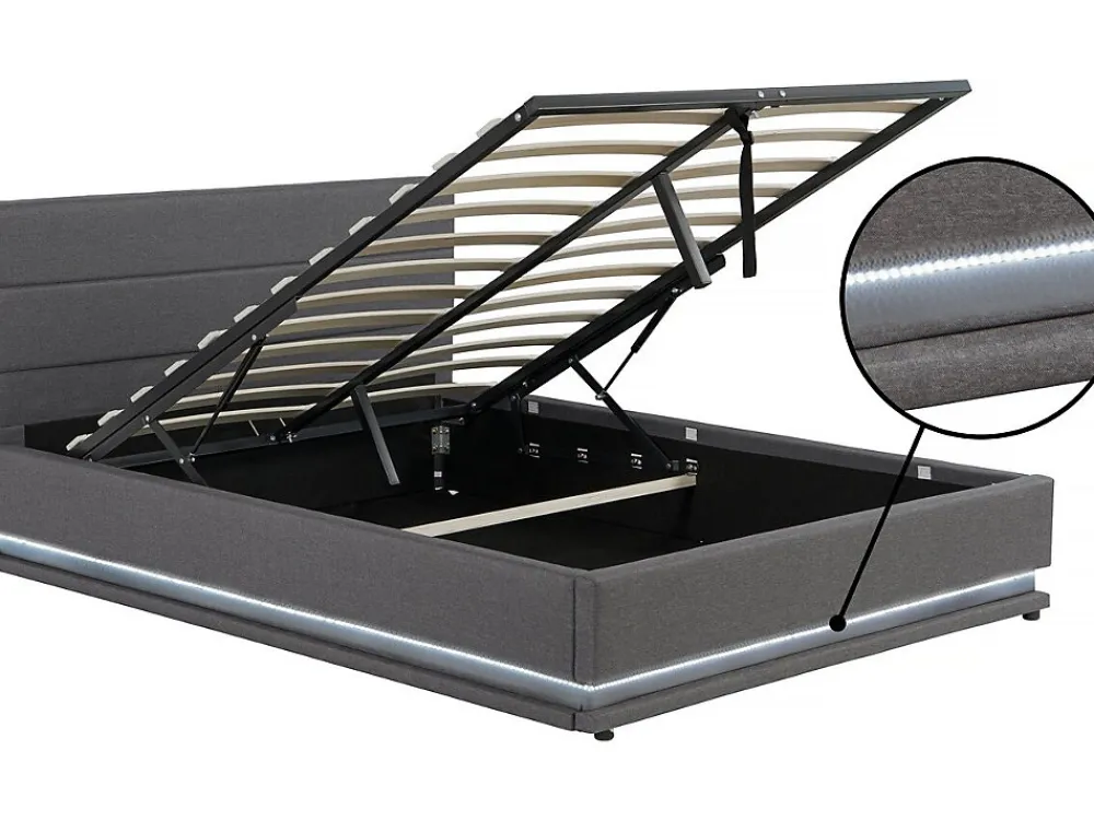 Lit LED avec coffre "Anastasia">Habitat Et Jardin New
