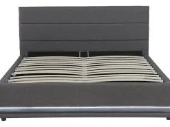 Habitat Et Jardin Lit LED avec coffre "Anastasia" 180 x 200 Gris foncé* Lit Coffre