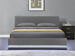 Habitat Et Jardin Lit LED avec coffre 