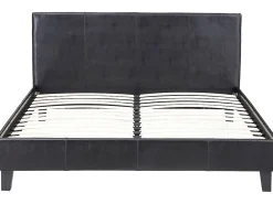 Habitat Et Jardin Lit "Lina" 160 x 200 cm Noir* Lit Double
