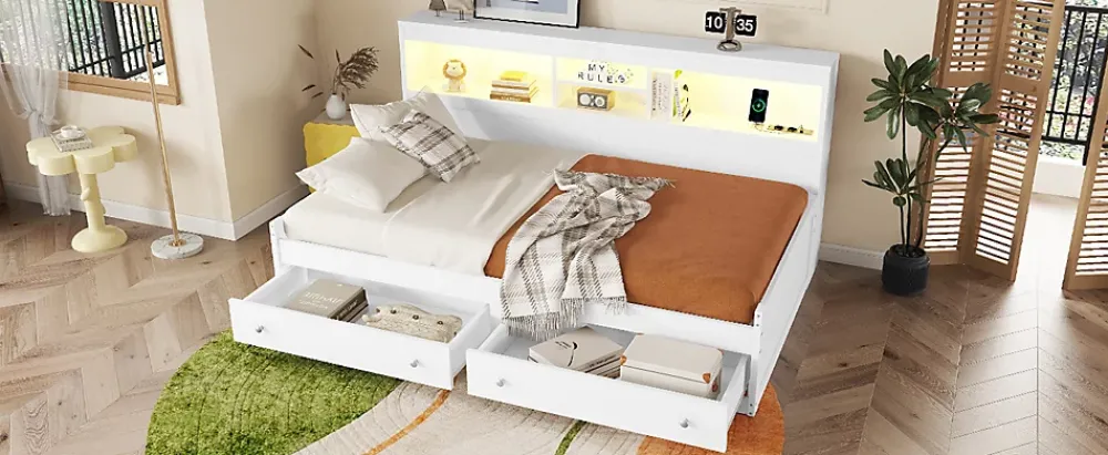 Fortuna lai Lit Maison 90x200cm, Enfant, Forme Cheminée, Bois de Pin, Blanc*Enfant Lit Enfant