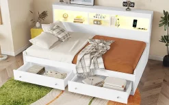 Fortuna lai Lit Maison 90x200cm, Enfant, Forme Cheminée, Bois de Pin, Blanc*Enfant Lit Enfant