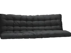 Vente-unique Lit mezzanine 90 x 190 cm - Avec banquette convertible - Métal - Argent + Futon + Matelas - MODULO V* Lit Mezzanine