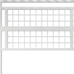 Lit mezzanine 140x200cm - structure en fer - rangements - éclairage LED - blanc (matelas non inclus)><noscript><img width=