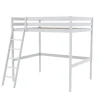 Lit Mezzanine 140x190cm blanc SALA avec incl. Sommier et échelle>Bb Loisir New