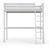 Bb Loisir Lit Mezzanine 90x200cm blanc SALA avec incl. Sommier et échelle* Lit Mezzanine