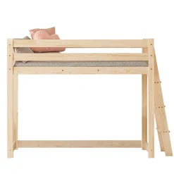 Petits-Meubles Lit mi-hauteur 90x190 sommier inclus Mark Bois*Enfant Lit Enfant